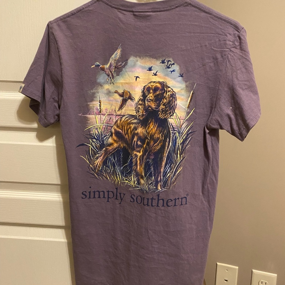 Purple simply southern shirt